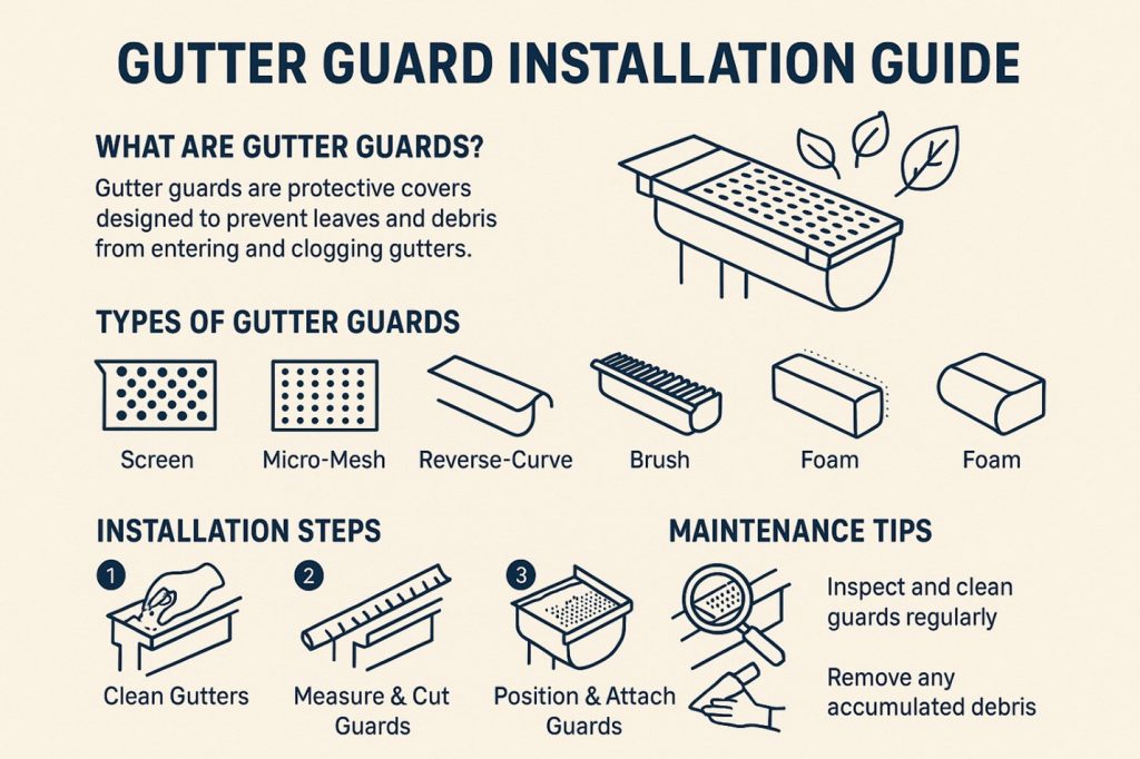 gutter guard installation guide