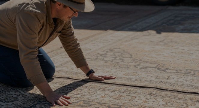 learn how to dry a rug after pressure washing