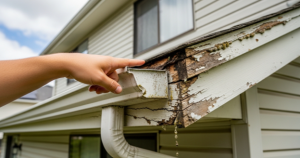when to replace house fascia board on house roof edge rot
