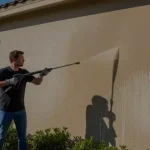 can you pressure wash stucco