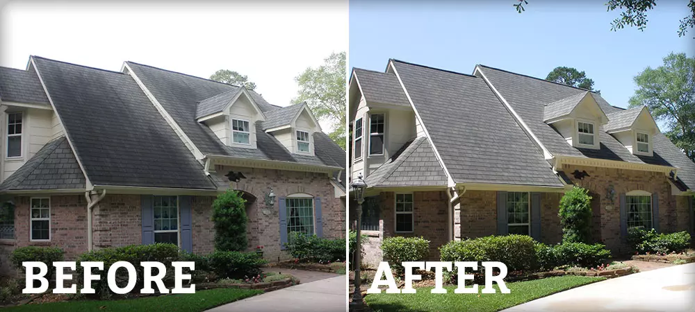 Roof washing Arlington TX
