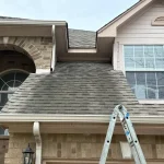 Home exterior and shingle roof cleaning project in Arlington, TX