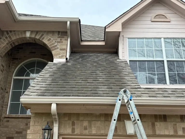 Home exterior and shingle roof cleaning project in Arlington, TX