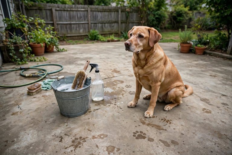 Pet Odor on Patios & Concrete: Why Rinsing Never Fixes It icon - Stegmeier Pressure Washing